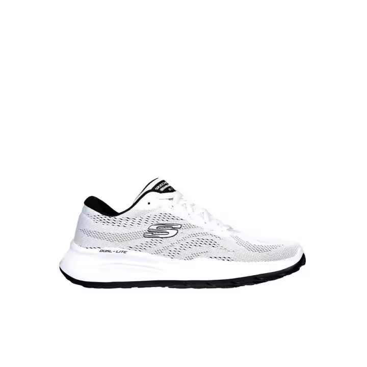 SKECHERS 232522_WBK Zapatillas deportivas de hombre blancos en textil 79635 - 1