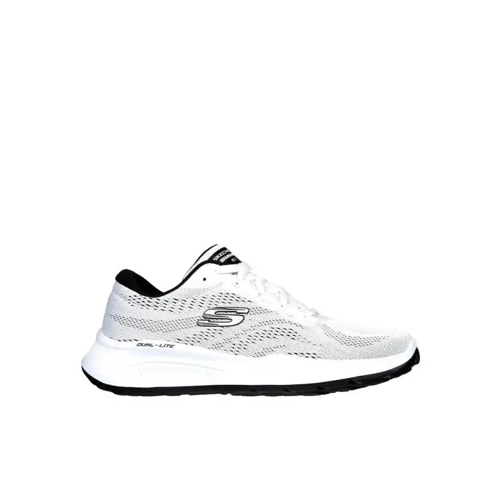 SKECHERS 232522_WBK Zapatillas deportivas de hombre blancos en textil 79635 - 1