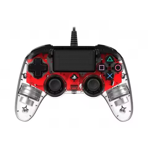 Nacon Compact Mando Controller LED (Rojo) para PlayStation 4 - 1