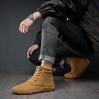 Botas De Nieve Impermeables Para Hombres Y Mujeres Con Caja Ancha Y Punta Redonda Zapatos De Caminar Botines De Plataforma Para Senderismo En Invierno - details 1