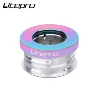 Ultra Ligero Litepro 44MM Juego De Manillar Plegable Para Bicicleta Adecuado Para SP8/SP18/VP18/MUP8/JP8/DAHON BYA412 Con Rodamientos Sellados Aleación De Aluminio 74g - details 8