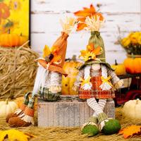 Adornos De Peluche De Gnome Y Calabaza Para Decoración De Navidad Y Agradecimiento Otoño Tamaño Único Decoraciones Swedes Nisse Elf Dwarf - details 9