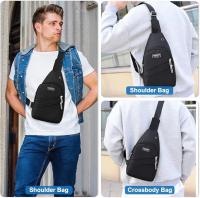 Bolso bandolera impermeable para hombre y mujer, ligero, ideal para senderismo, deporte, viajes y trabajo. - details 4