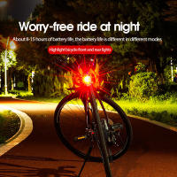 Luz Trasera De Bicicleta Multiuso 200 Lumens LED Impermeable Para MTB Ciclismo Luz De Sillín Y Cascolampara De Manillar - details 0