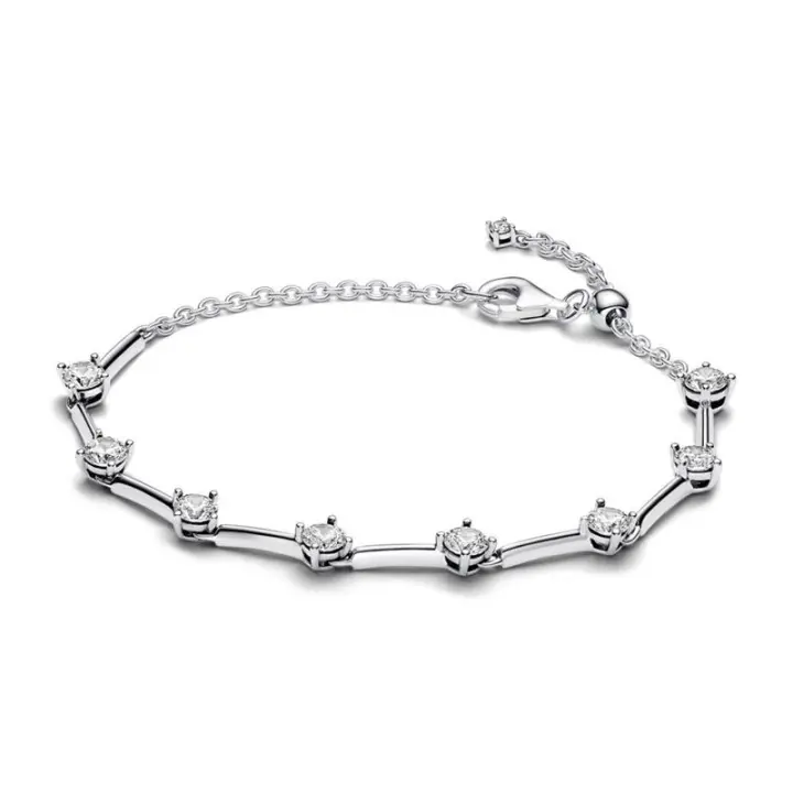 Pulsera Pandora Barras Brillantes 593009C01 - 1