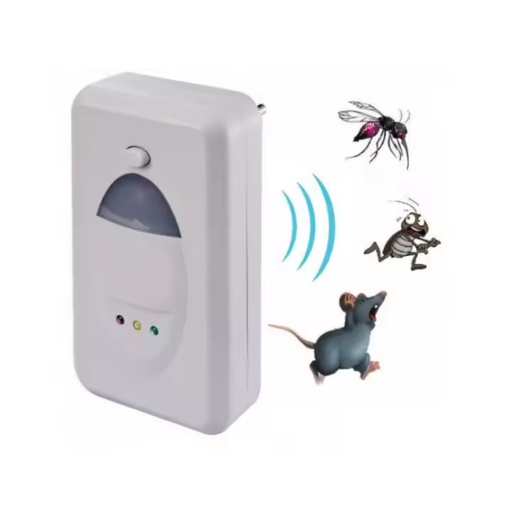 AHUYENTADOR DE INSECTO PET CONTROL Ahuyente todo tipo de insectos y roedores Tecnología electromagnética y de Ultrasonido - 1