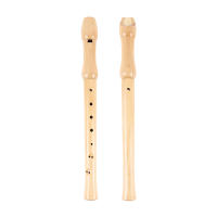 Flauta Soprano De Alta Tono Con Clavija C 8 Agujeros Para Principiantes Instrumento Musical Con Palillo De Madera G Fingering Clarinete - details 1