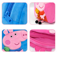 Mochila De Peluche Peppa Pig Lindo Muñeco De Algodón Para Niñas Y Niños Bolsa De Hombro Sencillo Juguete De Peluche Para Jardín De Infantes Monedero Rosa Regalo De Cumpleaños Para Niñas - details 2