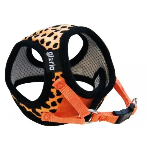 Gloria Arnés Leopardo Para Perros Y Gatos Naranja - Talla Xs - 1