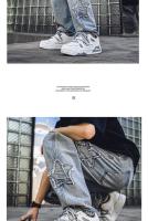 Zapatos De Hombre Casual Zapatillas Deportivas Verano Plataforma Moda Lujo Skate Tenis Cuero Zapatos De Correr Al Aire Libre Talla Verdadera - details 5