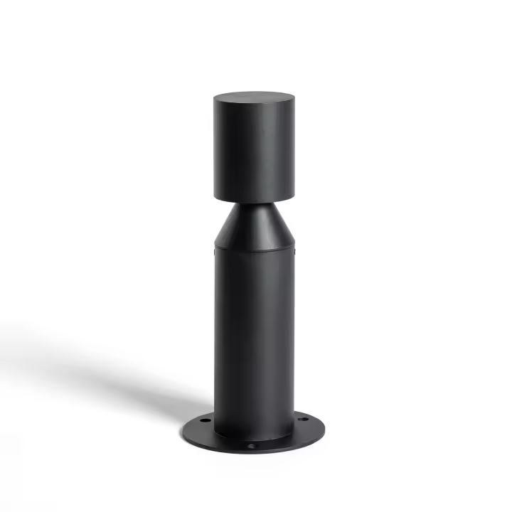 Ledkia Baliza de Pie Exterior LED 6W 30cm Aluminio Cashel Negro - 1