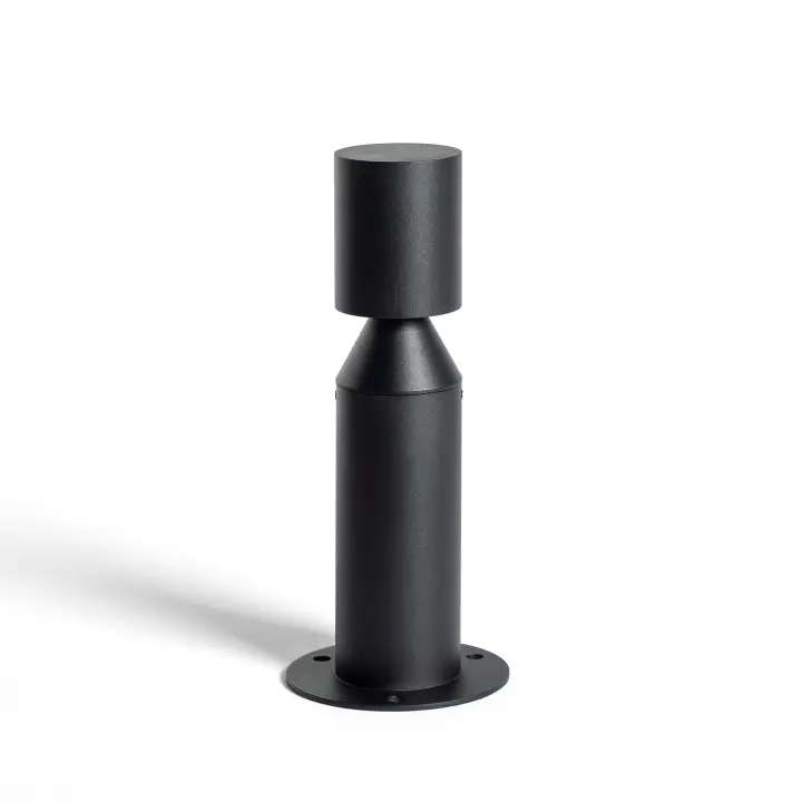 Ledkia Baliza de Pie Exterior LED 6W 30cm Aluminio Cashel Negro - 1