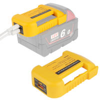 Soporte De Cinturón Convertidor USB Y Tipo-C Para Batería Dewalt 20V 18V DCB200 DCB202 DCB203 Accesorio De Carga Rápida Adaptador De Almacenamiento - details 5