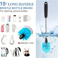 Juego De Limpieza 3-en-1 Para Botellas De Agua De Acero Inoxidable Con Cepillo Y Mango Largo Herramientas De Limpieza Para Cocina Ecológicas - details 8