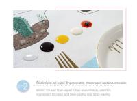Nueva Telaraña De Mesa Estilo Chino Resistente Al Agua Y Aceite En PVC Con Bordado De Larga Bandeja Cubierta Para Mesa De Café - details 3
