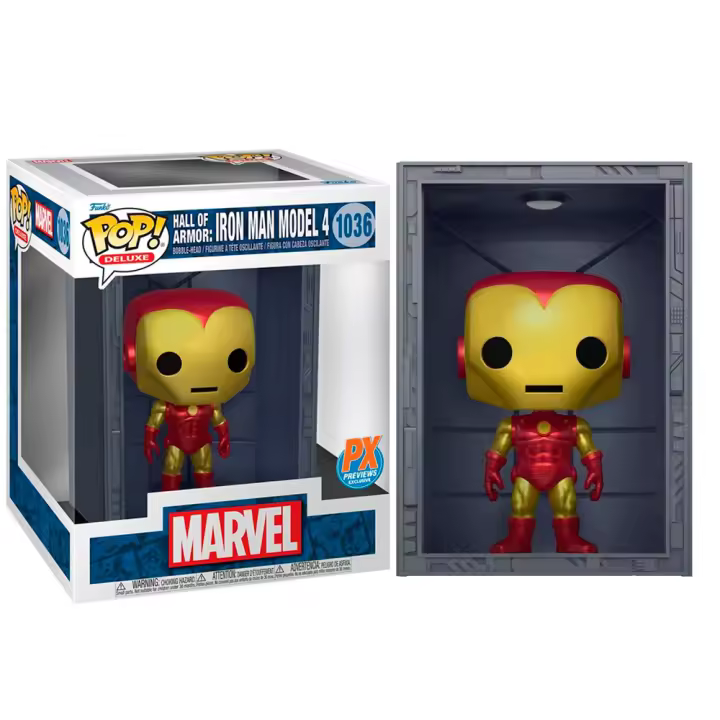 Funko  Iron Man Exclusivo  Hall of armor 1036 model 4 Marvel Funko Pop Tony Stark - 1