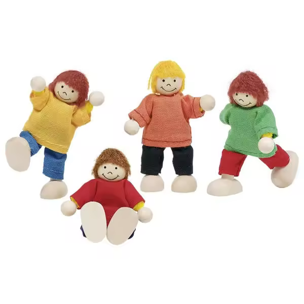 Muñecos articulados Hermanos niños - 1