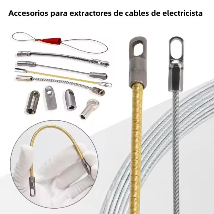 Conector De Guía De Hilo Automático Para Reparación Herramienta Auxiliar Elástica Para Cableado Puller Rápido - 1
