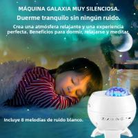 Proyector De Estrellas Aurora Lámpara Nocturna Pequeña Con Ambiente Galaxia Luz De Velocidades Recargable USB Altavoz Para Decoración De Habitaciones - details 3