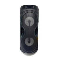 35x14cm Altavoces grandes de fiesta con micrófono, Barril de pistola para coche, carrito de karaoke, altavoz portátil con pantalla LED, barato - details 7