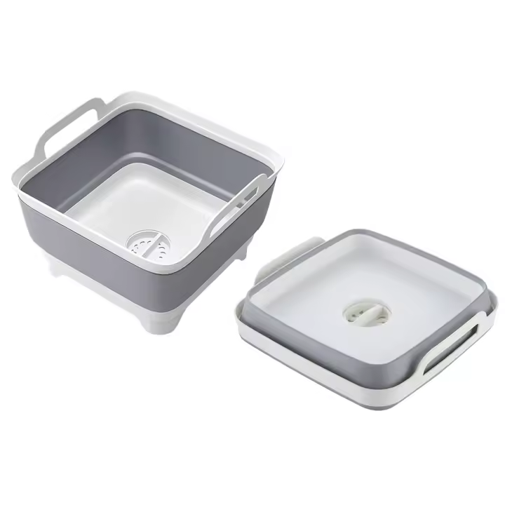 Bañera plegable, lavabo portátil, ahorro de espacio. - 1