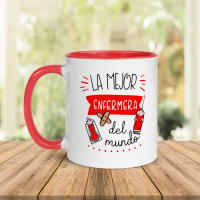 Taza de cerámica personalizada regalo "La Mejor Enfermera del Mundo" - Marca Pixel! - details 2