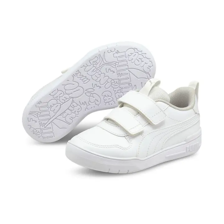 Zapatilla Puma Multiflex SL V PS color Blanco tallas 28 al 35 - 1