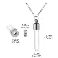 Urnita De Acero Inoxidable Para Ashes Colgante Memoriales Portador De Restos De Animales Pequeños Joyería De Cremación - details 1