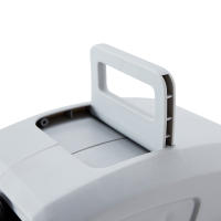 AREBOS Carrete de Manguera de Jardín Automático | Manguera de Jardín 15 M Gris | Giratorio 180° - details 25