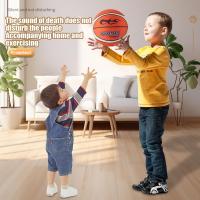 Baloncesto Silencioso - Balón De Entrenamiento Interior De Bajo Ruido Y Alta Elasticidad Material De Goma Tamaño 7 Para Práctica En Interiores - details 1