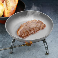 Plato De Comida Ligero De Titanio Para Exteriores Camping Senderismo Picnic BBQ Juego De Comedor Despensa Deportiva - details 2