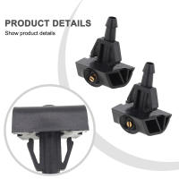 2 Pcs Boquilla De Lavado De Parabrisas Para Nissan JUKE F15 15-18 Accesorios De Coche Material Plástico Pieza Frontal - details 3