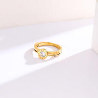Anillo Romano De Acero Inoxidable Con Diseño De Cruz Y Zirconia Color Retención Moda Popular En Europa Y América Para Hombres Y Mujeres - details 7