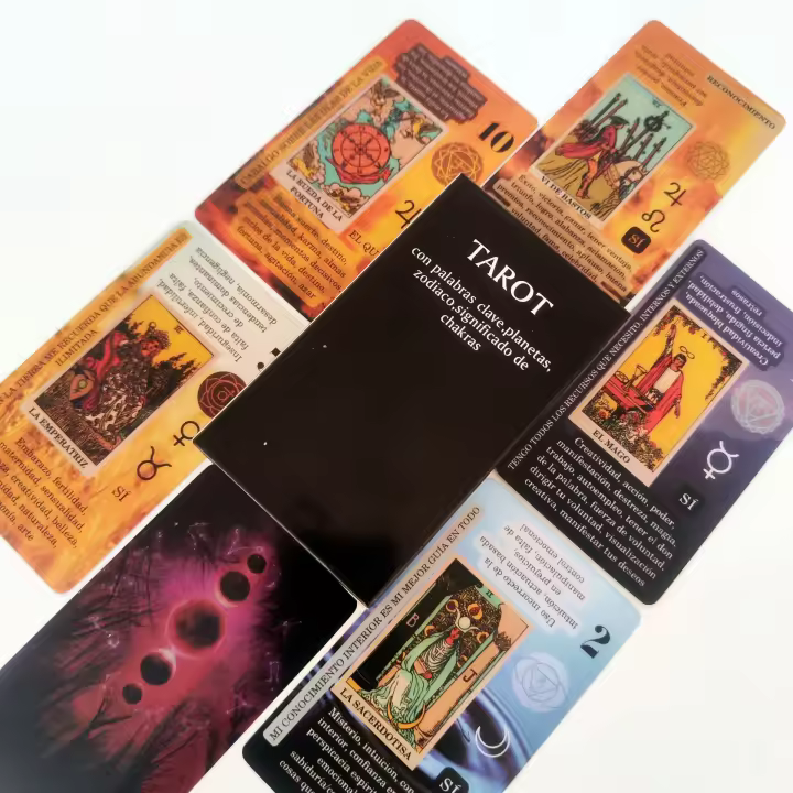 Juegos de mesa populares Aprender Tarot Cartas españolas - 1