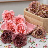 5pc Flores Artificiales De Seda Rosa Para Decoración De Hogar Fiesta De Navidad Boda Cumpleaños DIY De Flores Falsas Calidad Alta - details 0