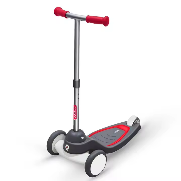 Patinete New Scoote Mika Qplay rojo con luces led.73x55x29.50cm (Pl Ociotrends 629) - 1