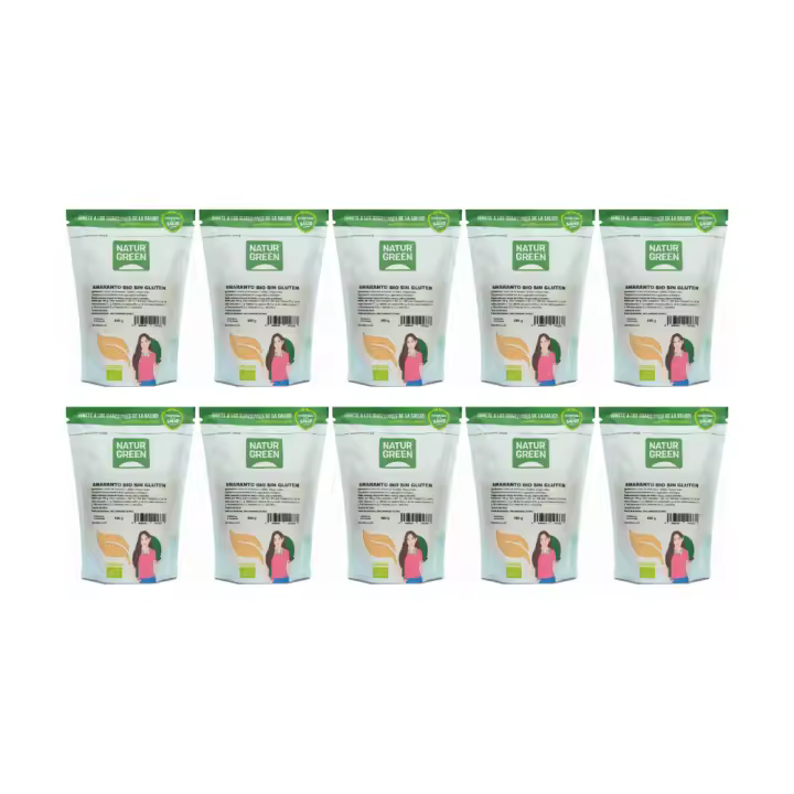 Pack 10x Amaranto  Bio 450 g - Alternativa Saludable y Rico en Nutrientes NaturGreen - 1