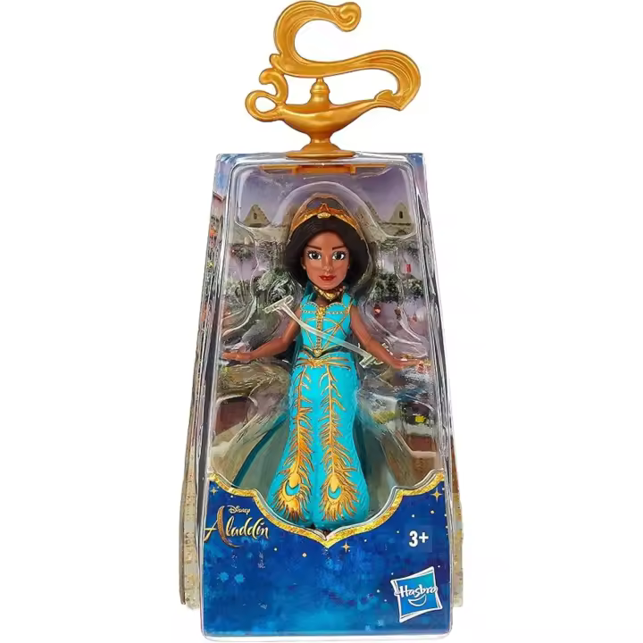 HASBRO : Disney Princess - Aladdin - Princesa Jasmine - Vestido Azul - Muñeca princesa - Regalo Original - Edad recomendada mayores de 3 años - 1