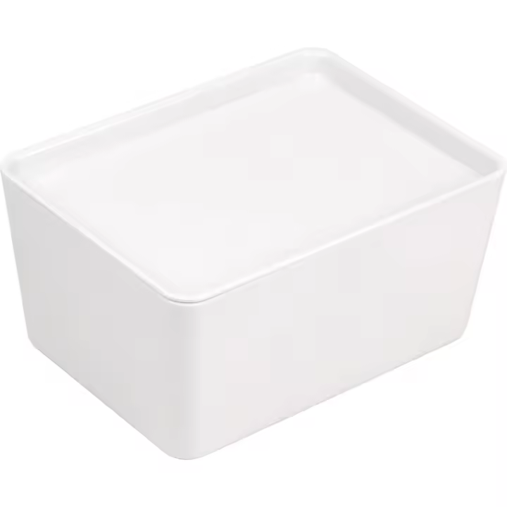 Confortime - Caja Ordenación Multiusos con Tapa 17.5x13x8.5 cm - Versátil y Duradera con Compartimentos - Ideal para Organizar Diferentes Artículos - 1