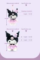 Peluche Sanrio Kuromi Hello Kitty Anime Kawaii Muñeco Suave Regalo De Cumpleaños Para Niña Niño Juguete De Colgante - details 2