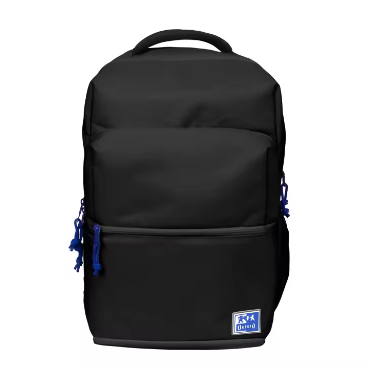 Mochila Escolar Oxford con Compartimento Isotérmico y Cremallera Expandible - 1