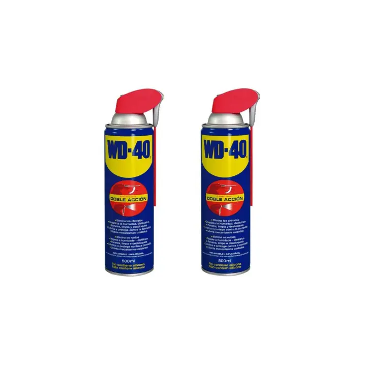 WD-40 Aceite Multiusos Afloja Todo WD-40 Doble Acción: Pack de 2 Unidades - 1
