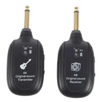 Sistema Inalámbrico Para Guitarra A8 Transmisor Receptor Recargable Integrado Accesorio De Guitarra Sin Cable - details 0