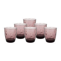 Cofan Set de vasos de agua | Modelo Jade | Capacidad: 30,5 cl | Disponibles en packs de 6 unidades (Color Púrpura) - details 1