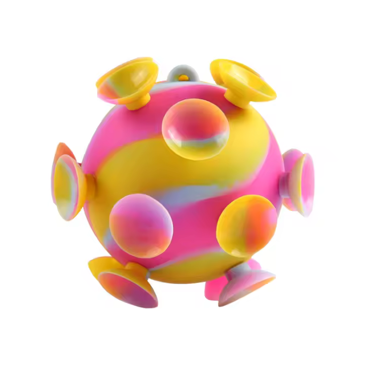 Bola Mágica Desmontable Con Aspiración 3D Juguete Para Niños Regalo Juguetes De Succión Para Entretener Y Desarrollar - 1