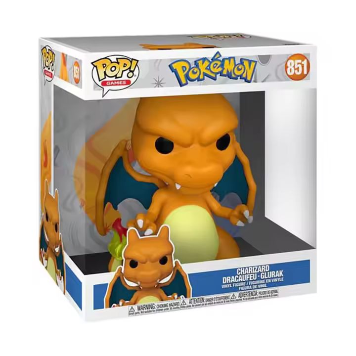 Funko Figura Pokemon Super Sized Jumbo Pop! Vinyl Charizard (emea) 25 Cm - 1