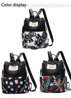 Mochila De Oxford Para Mujer De Alta Calidad Antirrobo Gran Capacidad Para Viajes Y Escuela Mochila De Cuero Sintético Con Cierre De Cremallera - details 3