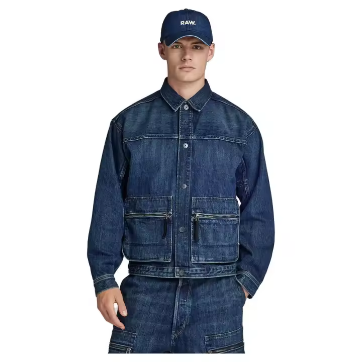 Ropa hombre Chaquetas G-star Chaqueta Utility Coach Azul - 1