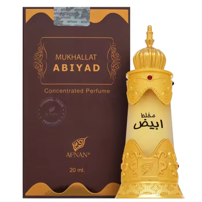 Afnan Mukhallat Abiyad Perfumed Oil - 20 ml - 1