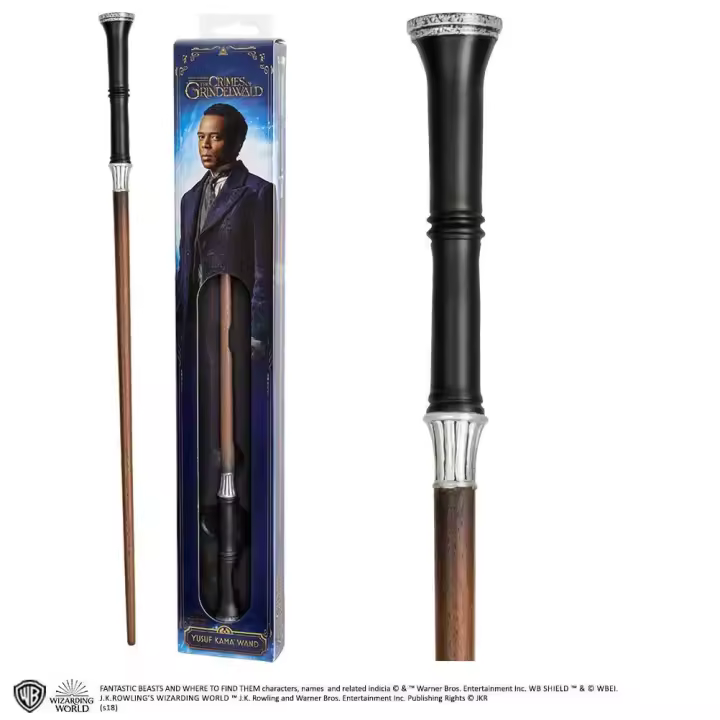 Noble Collection Varita Mágica de Poliresina - Animales Fantásticos - Yusuf Kama - 38 Cm - 1